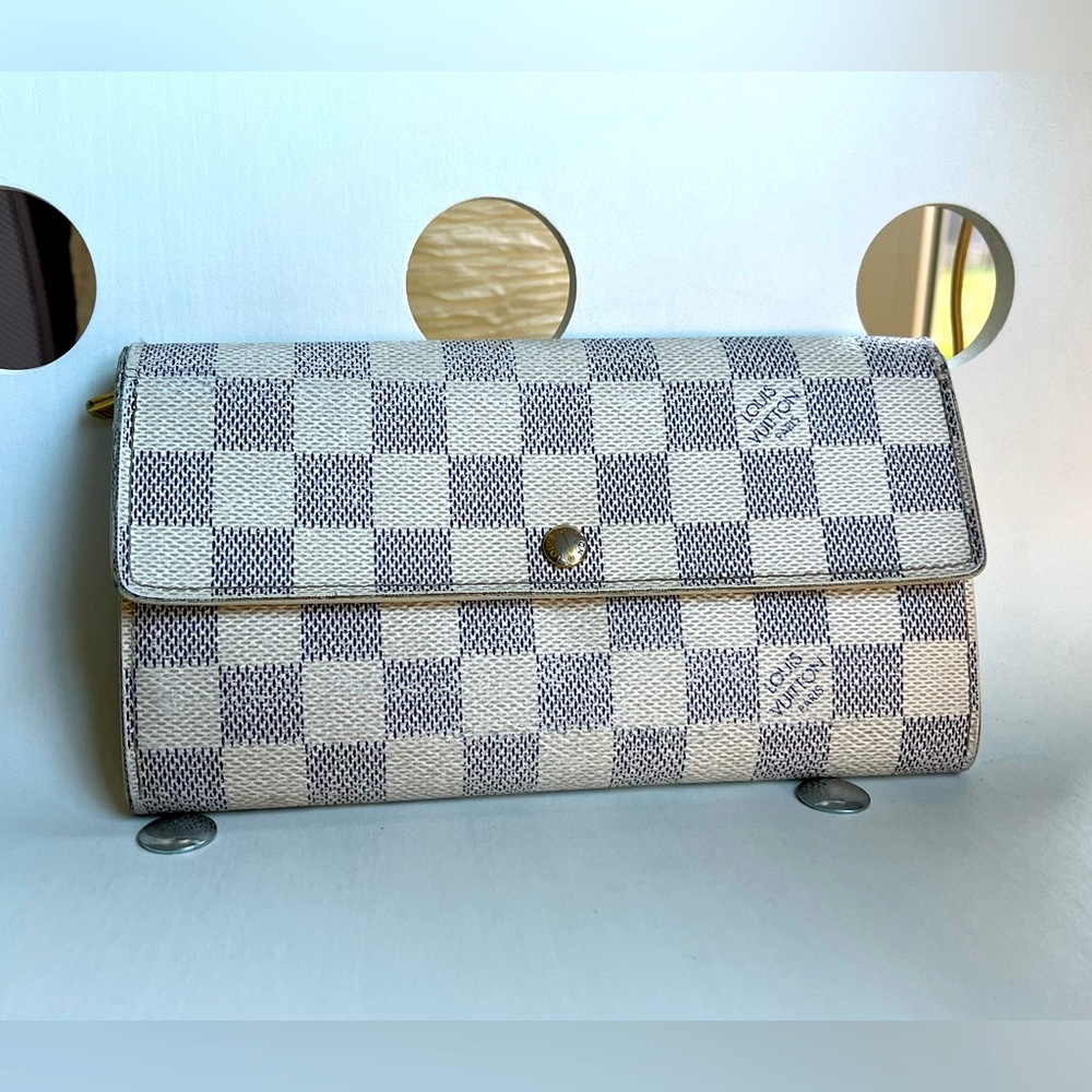Louis Vuitton Damier Azur Wallet MB4017